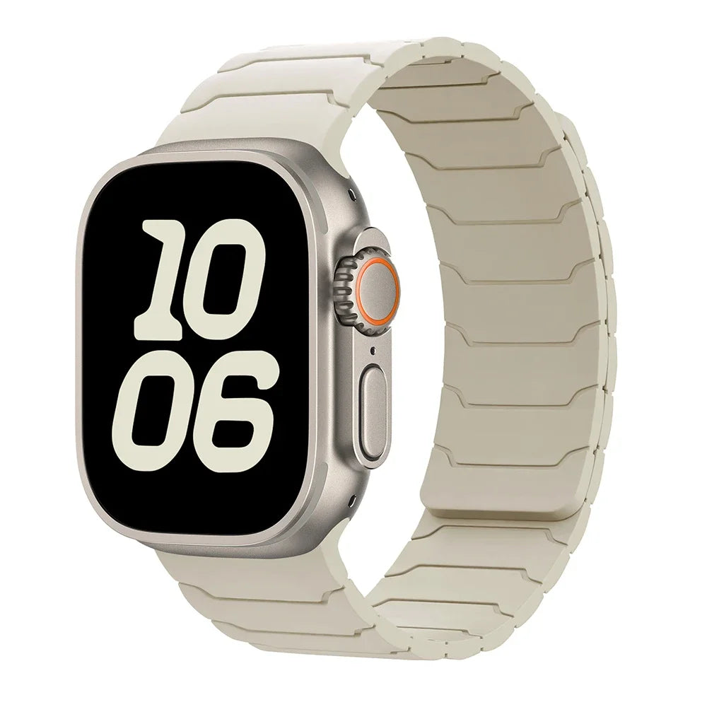 Bracelet Apple Watch Silicone magnètique