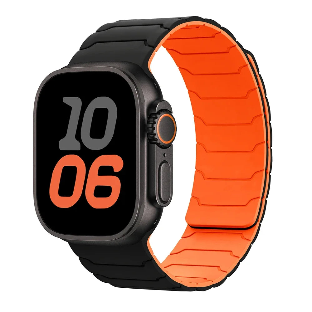 Bracelet Apple Watch Silicone magnètique