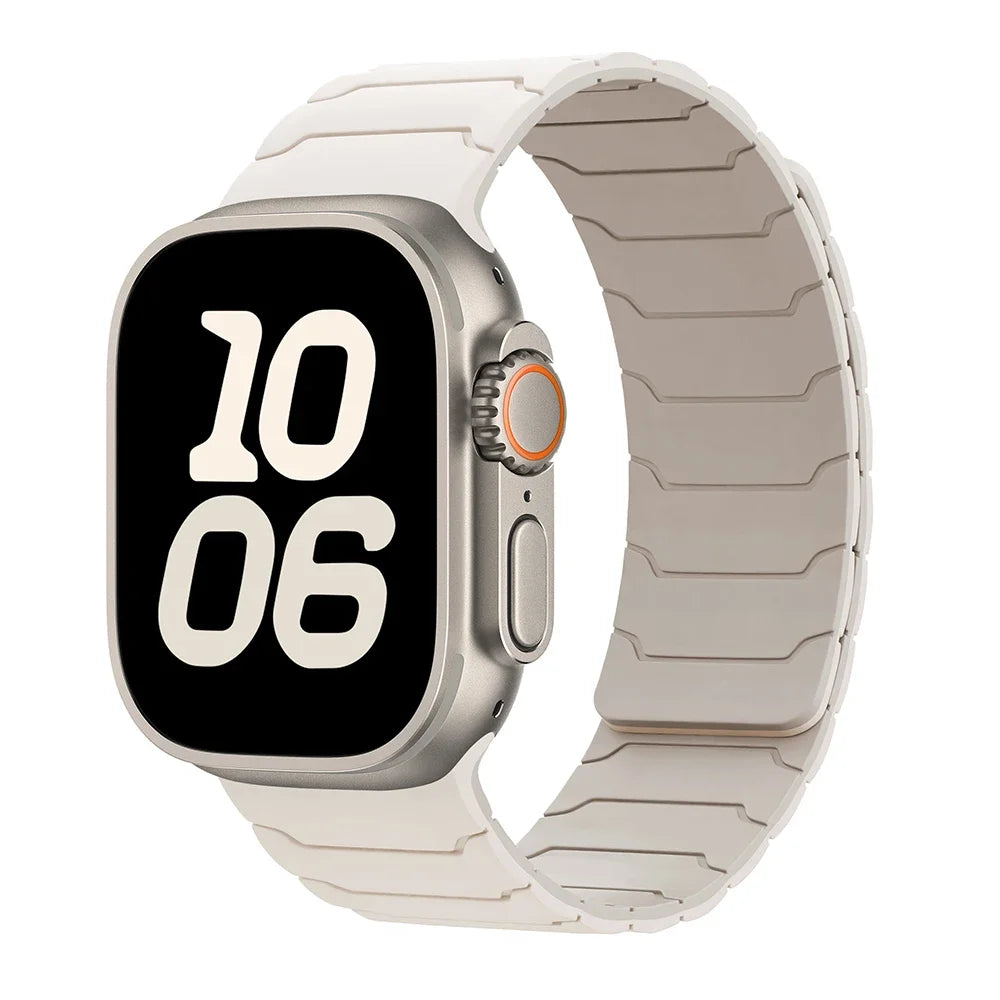 Bracelet Apple Watch Silicone magnètique