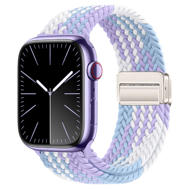 Bracelet Tressé Magnétique pour Apple Watch