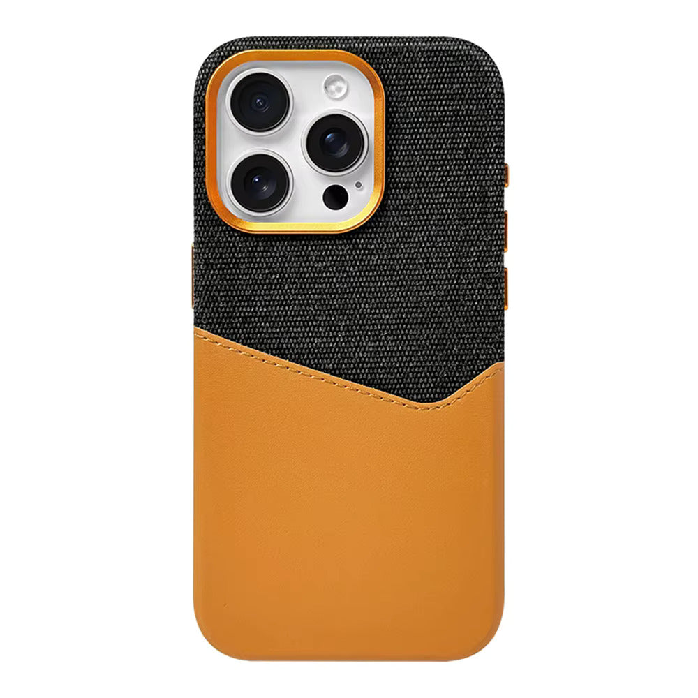 Coque iPhone en Cuir Avec Porte Carte