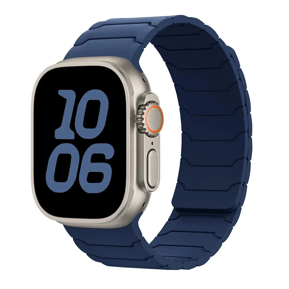 Bracelet Apple Watch Silicone magnètique