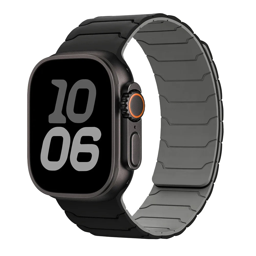 Bracelet Apple Watch Silicone magnètique