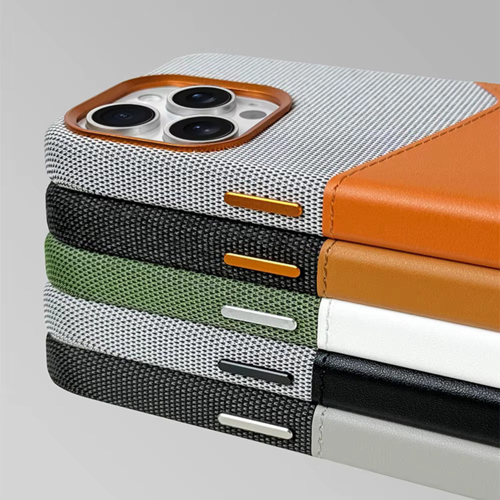 Coque iPhone en Cuir Avec Porte Carte