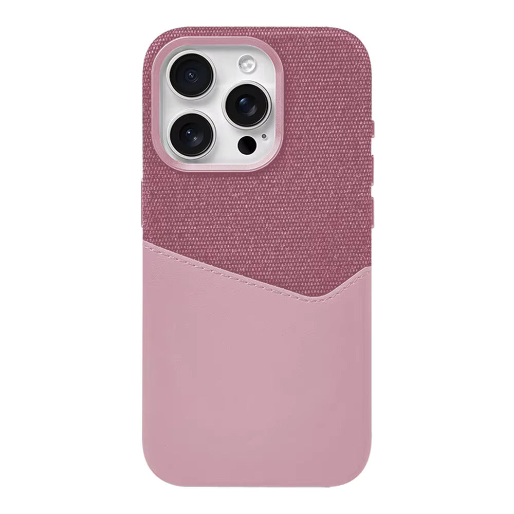 Coque iPhone en Cuir Avec Porte Carte