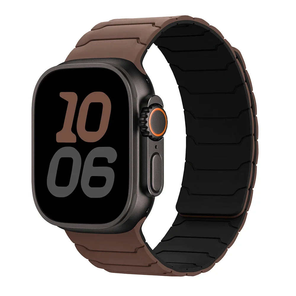 Bracelet Apple Watch Silicone magnètique