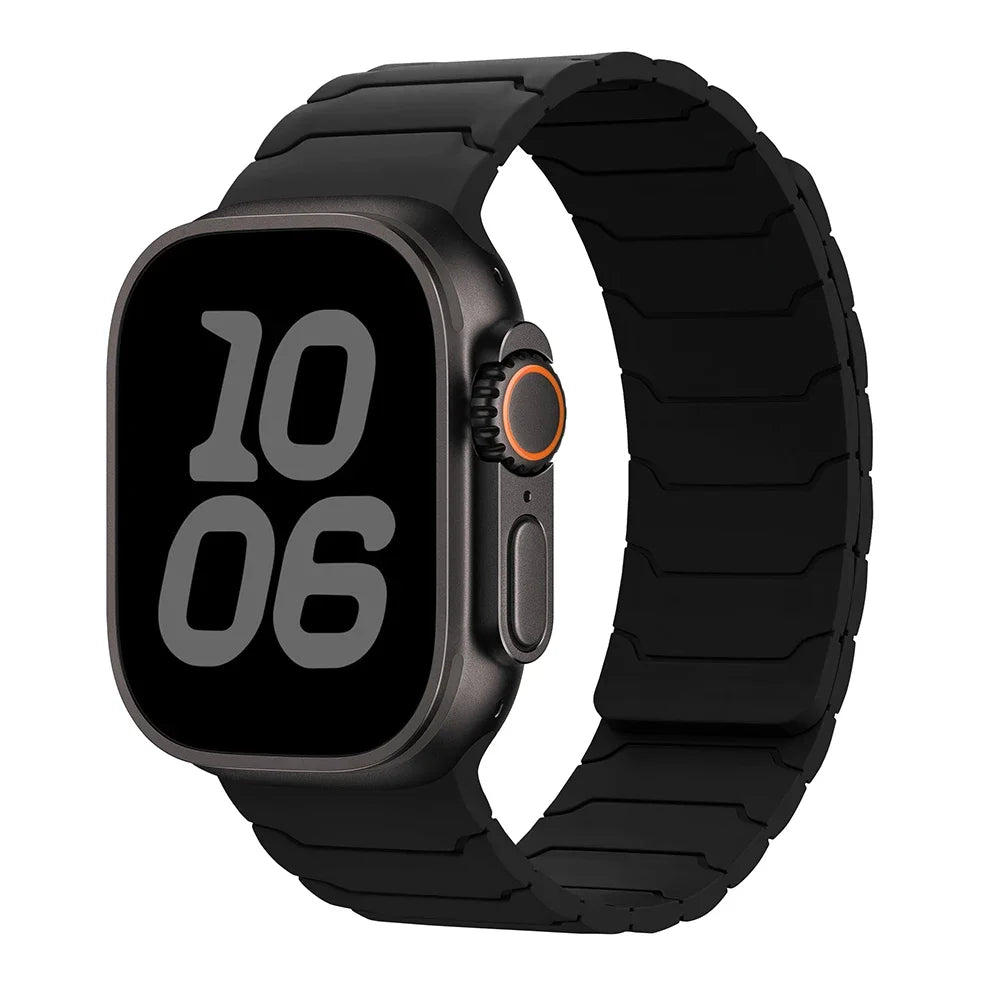 Bracelet Apple Watch Silicone magnètique