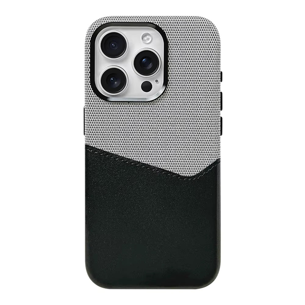 Coque iPhone en Cuir Avec Porte Carte