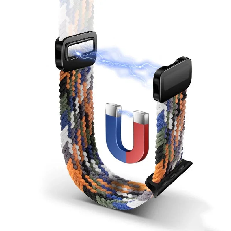Bracelet Tressé Magnétique pour Apple Watch