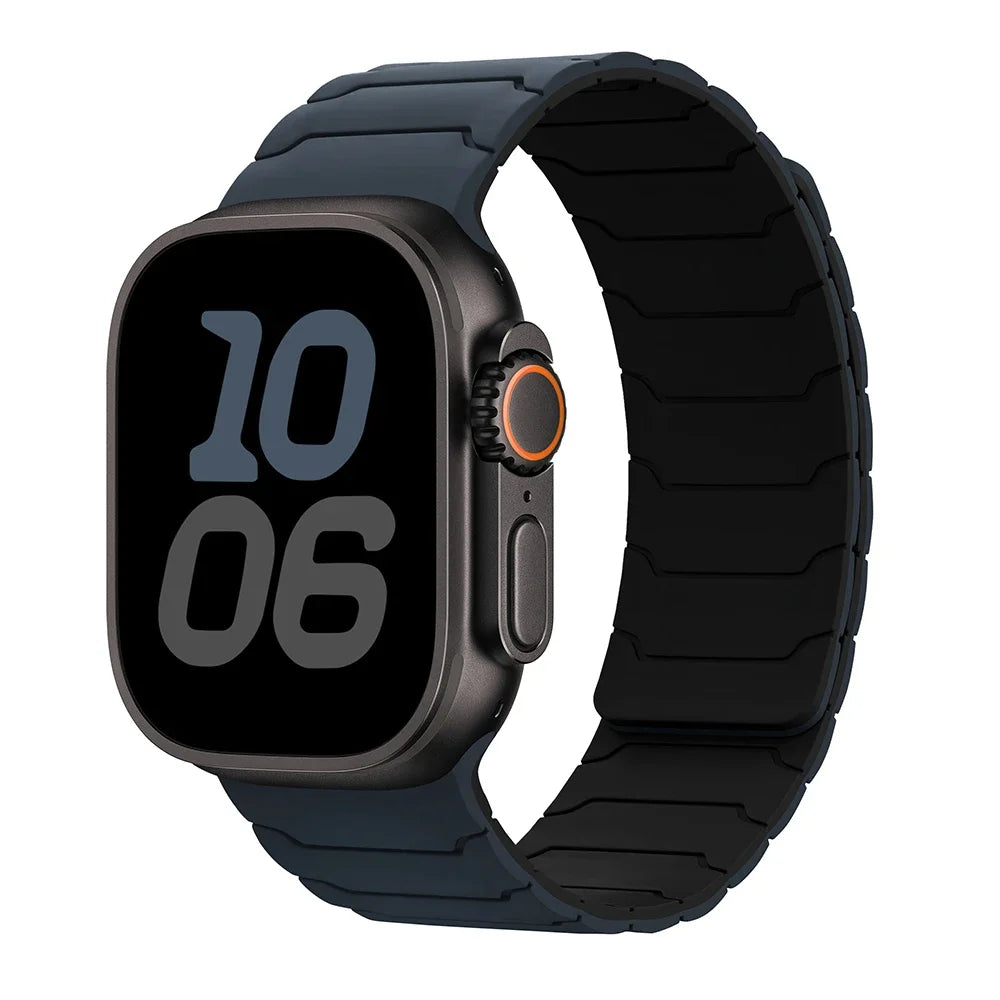 Bracelet Apple Watch Silicone magnètique