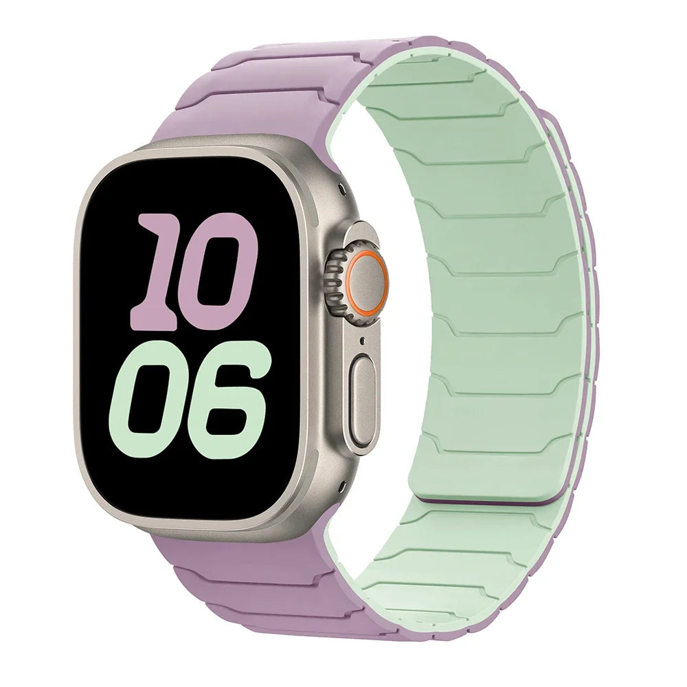 Bracelet Apple Watch Silicone magnètique
