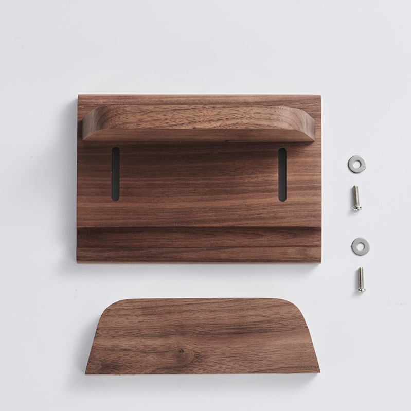 Support Macbook vertical en bois