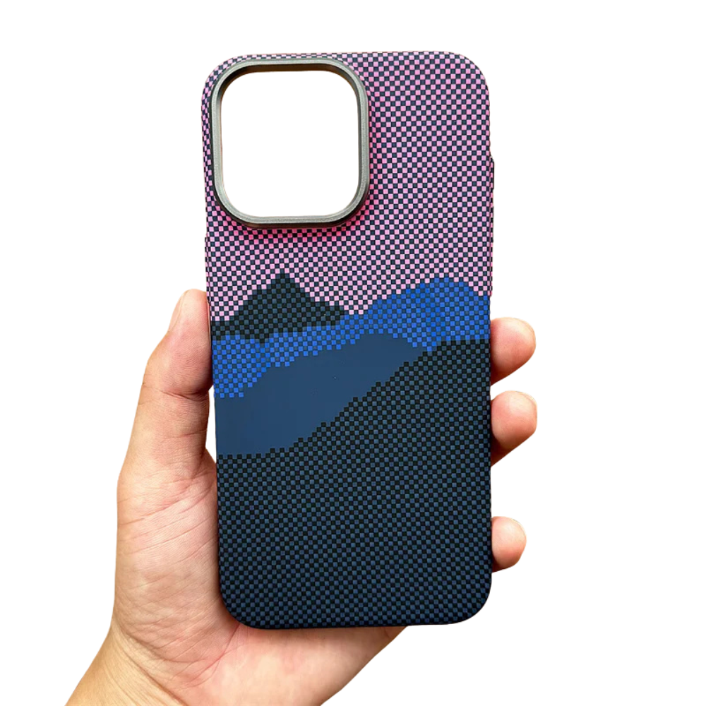 Coque Iphone Carbone Violet 