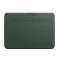 Housse en cuir synthétique pour MacBook vert