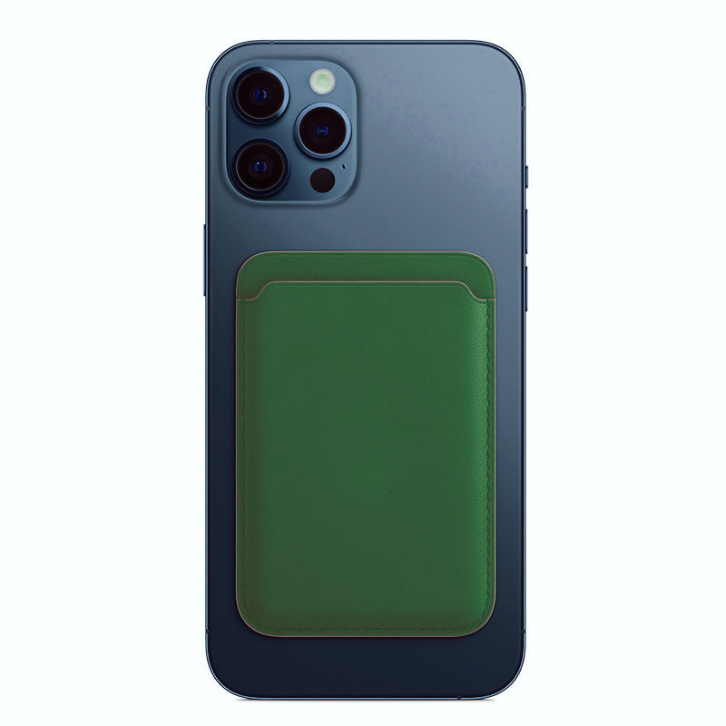 Porte carte magsafe vert