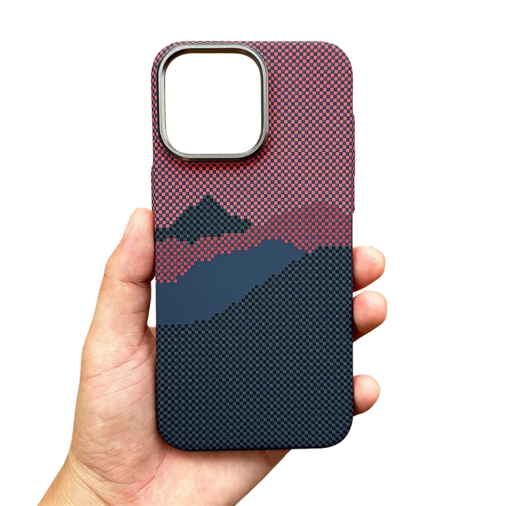 Coque Iphone Carbone Rose 