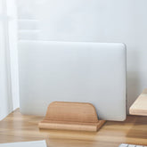 Support Macbook vertical en bois