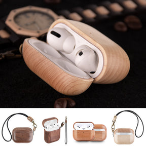 Coque Airpods en bois