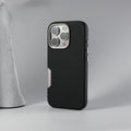 Coque iphone en cuir noir 
