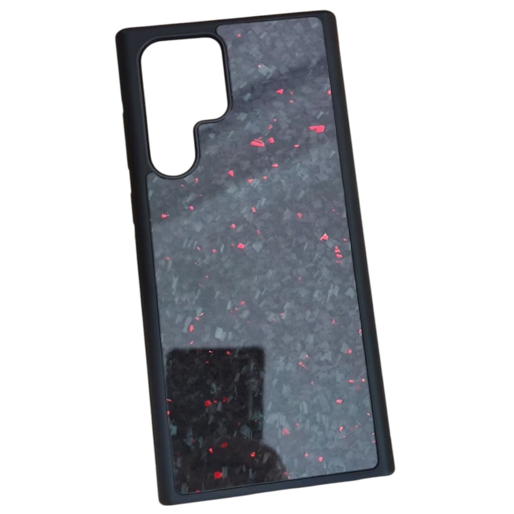 Coque Samsung carbone rouge 