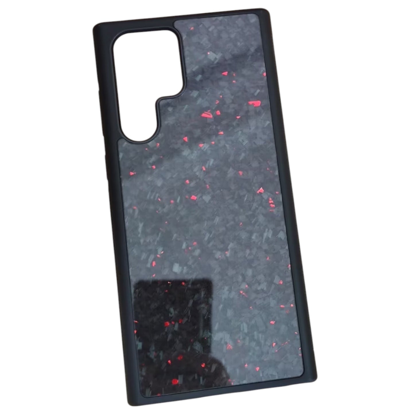 Coque Samsung carbone rouge 