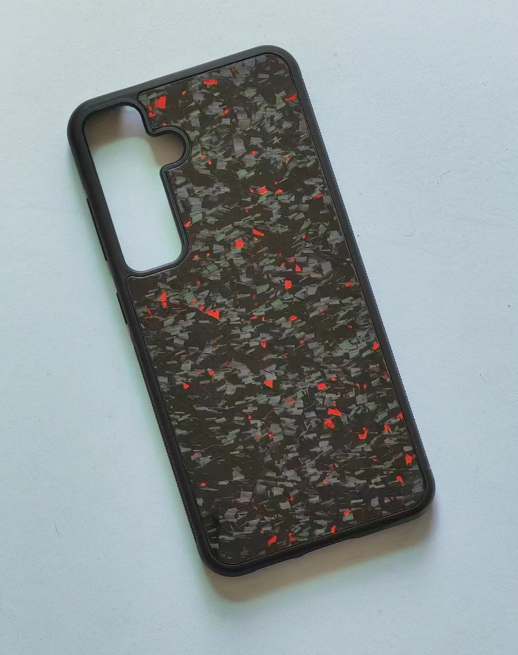 Coque Samsung carbone rouge 