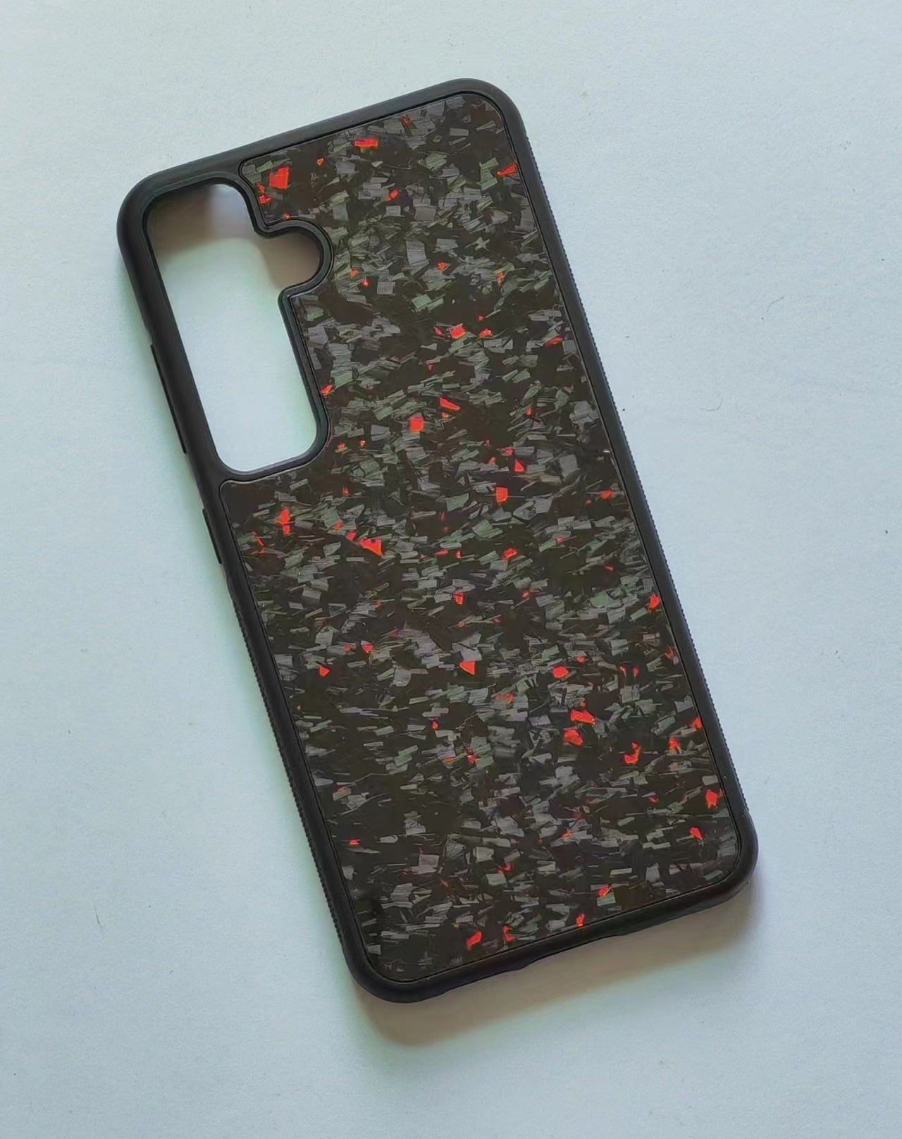 Coque Samsung carbone rouge 