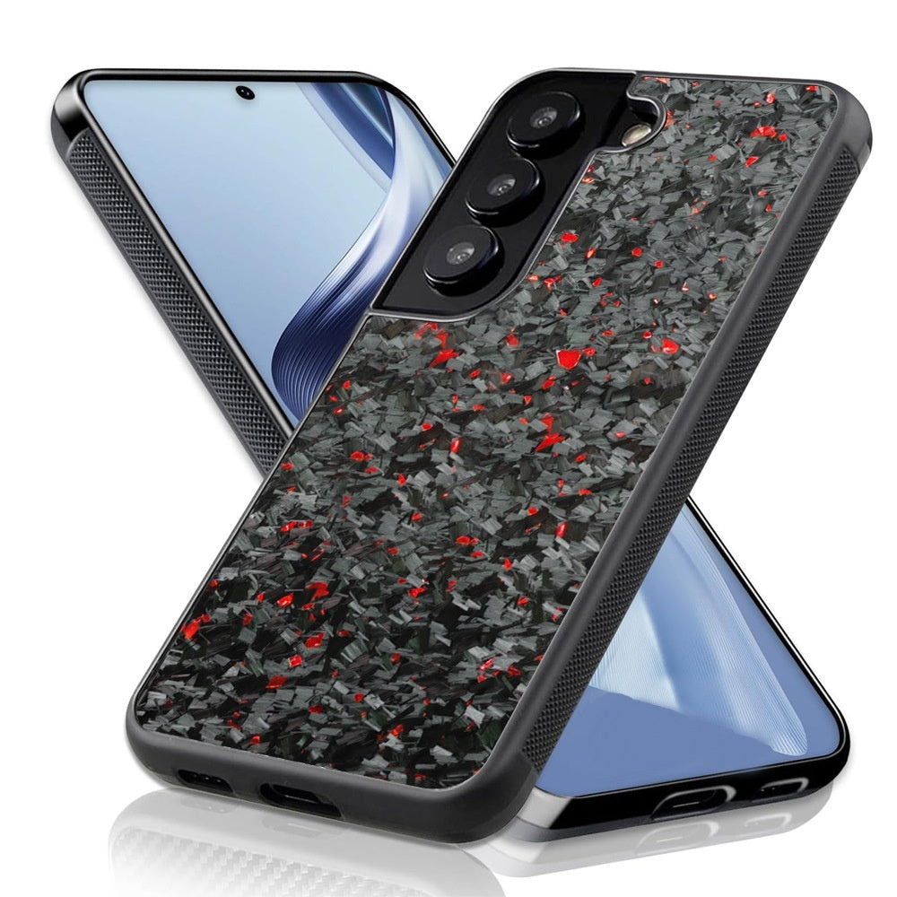 Coque Samsung carbone rouge 