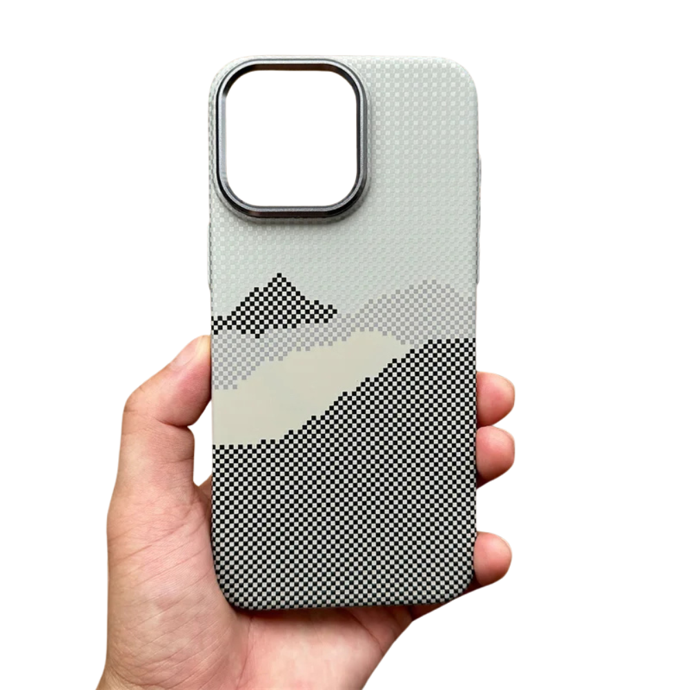 Coque Iphone Carbone Gris 