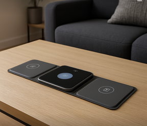 Station de charge 3 en 1 pliable pour iPhone/Apple Watch/Airpods