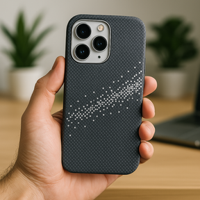 Coque iPhone Carbone Galaxie