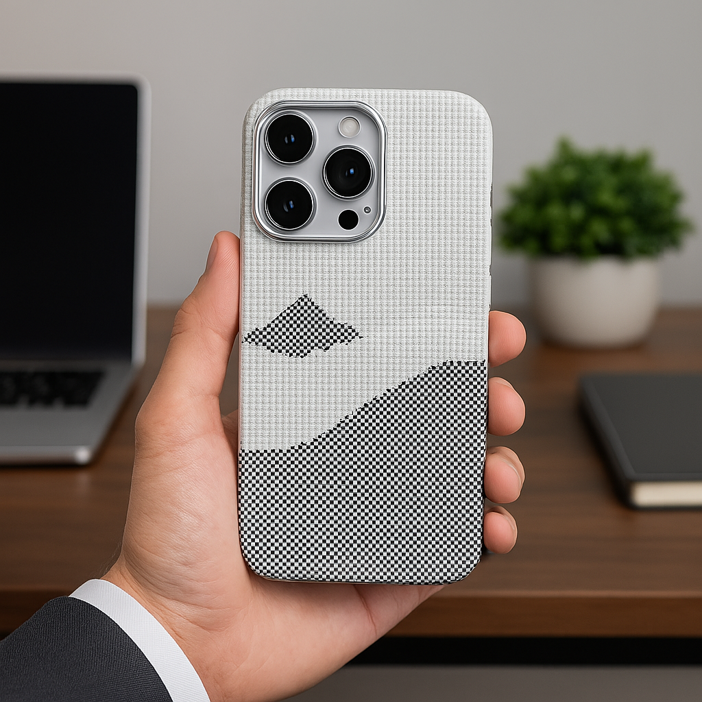 Coque Iphone Carbone Gris 