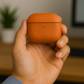 Coque AirPods en cuir