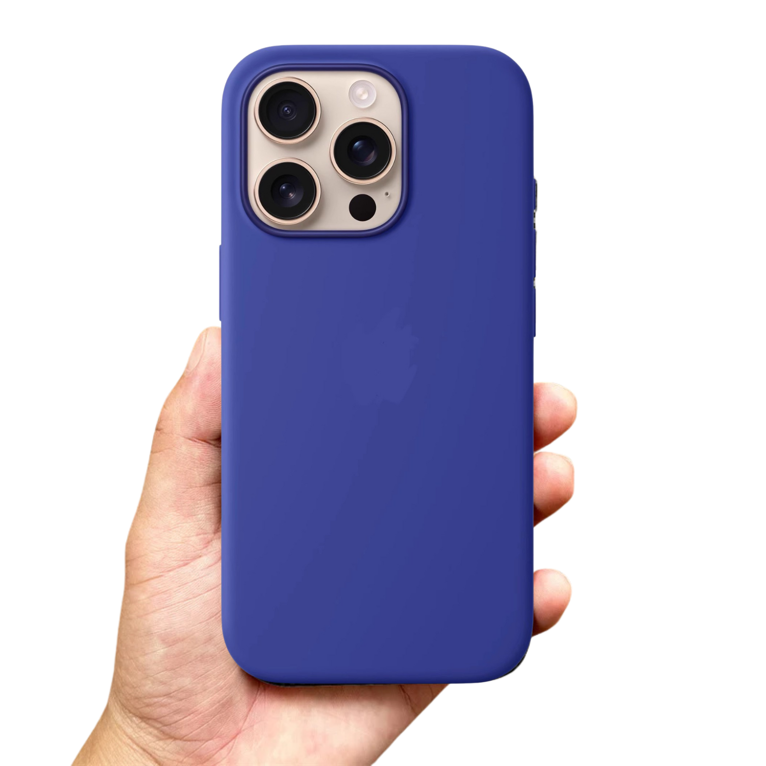 Coque iphone silicone bleu 