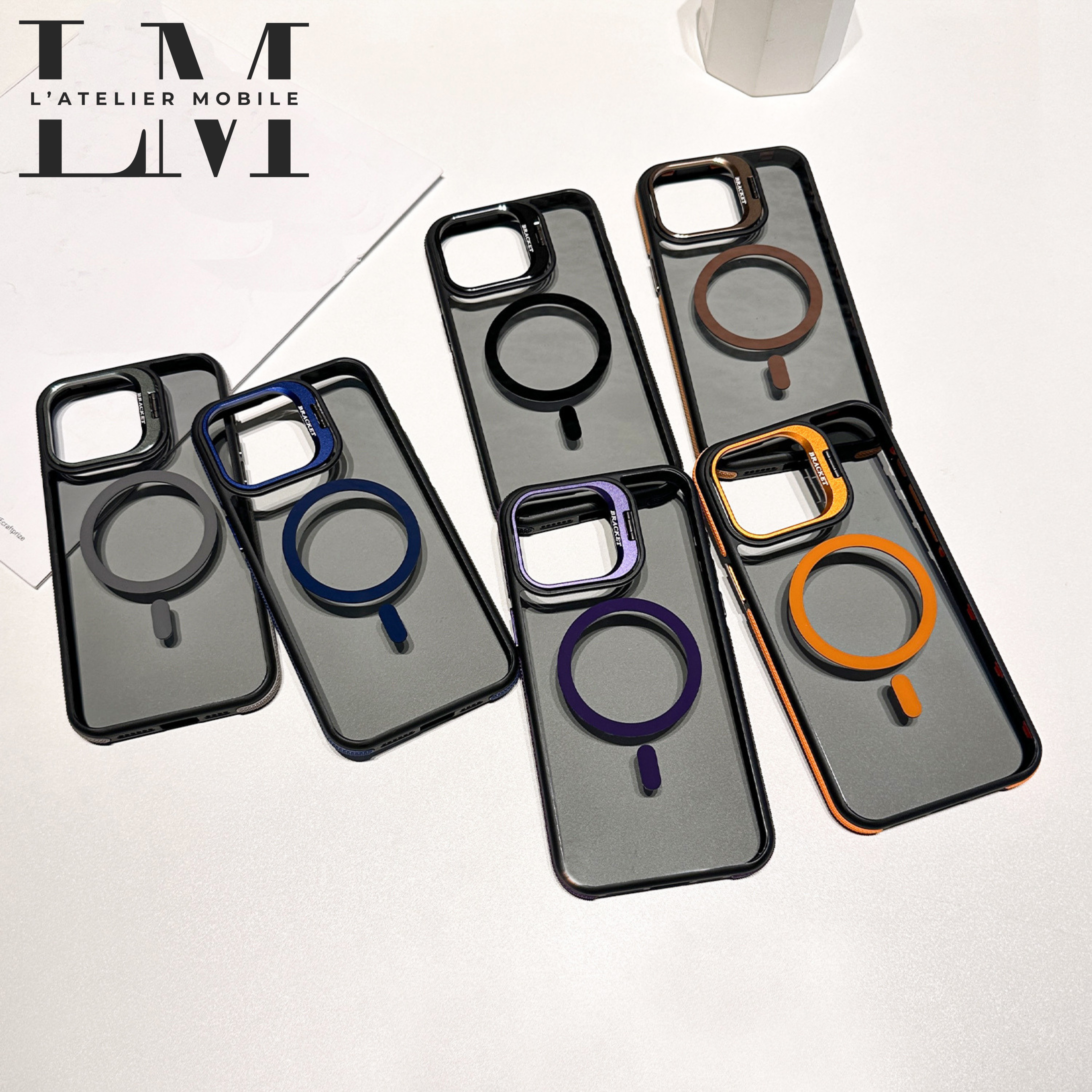 Clear iPhone Case with Stand
