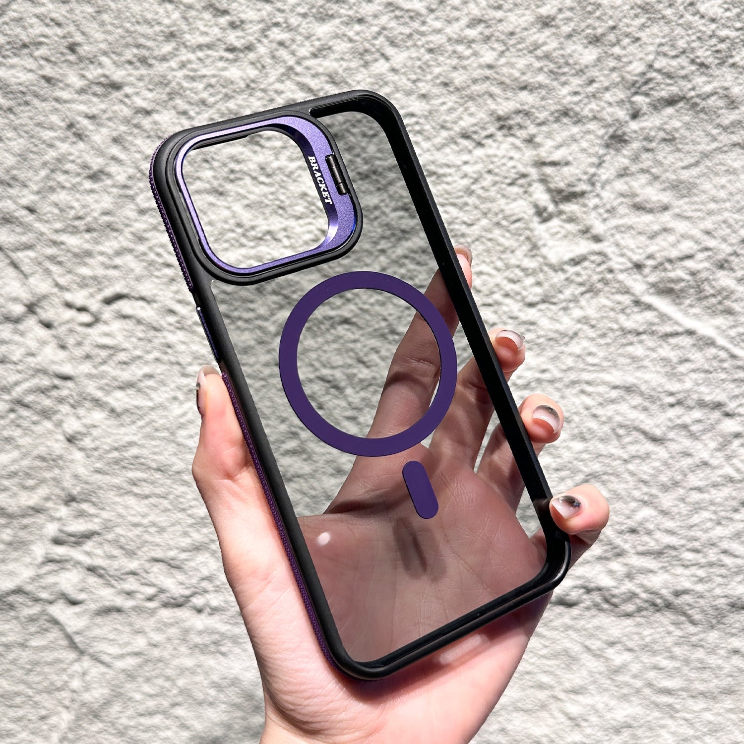 Clear iPhone Case with Stand