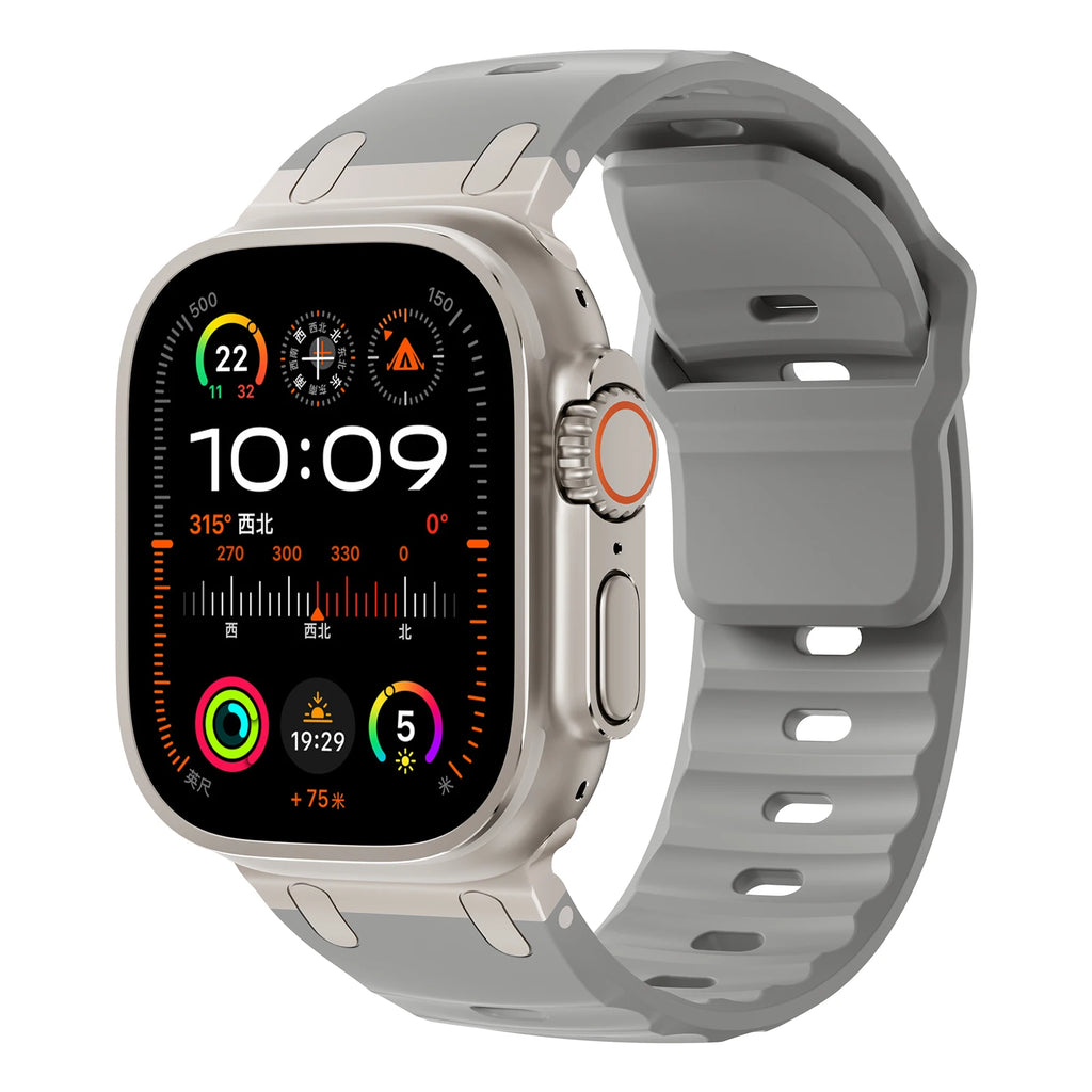 Bracelet sport en silicone pour Apple watch