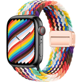 Bracelet Tressé Magnétique pour Apple Watch