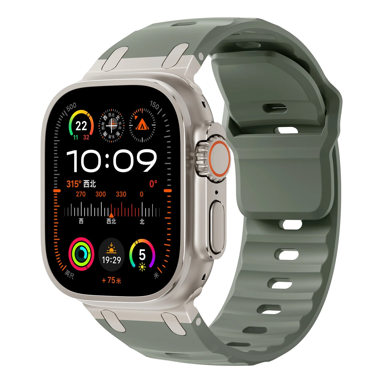 Bracelet sport en silicone pour Apple watch