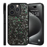 Coque Iphone carbone forgé Vert