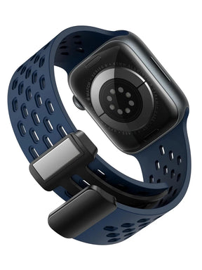 Bracelet Apple Watch Silicone magnetique 