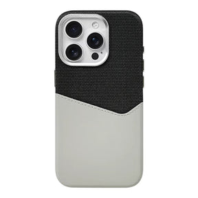 Coque iPhone en Cuir Avec Porte Carte