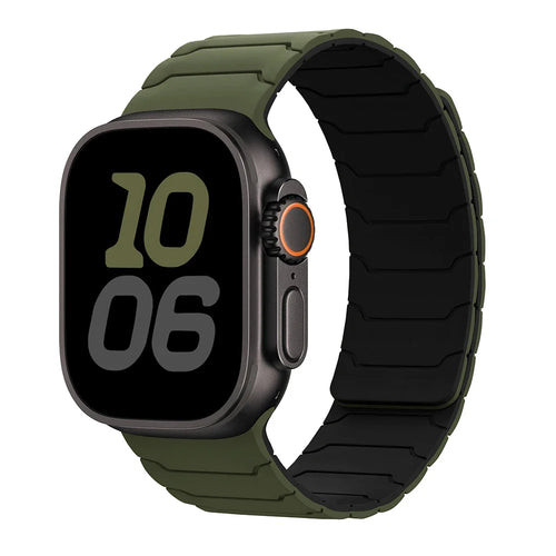 Bracelet Apple Watch Silicone magnètique