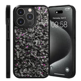 Coque iPhone Carbone Forgé Violette