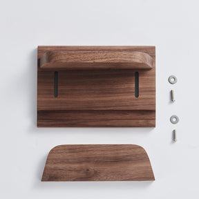 Support Macbook vertical en bois